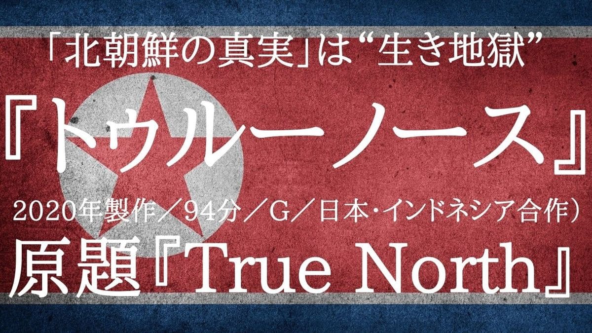 映画『トゥルーノース』ネタバレ・あらすじ「北朝鮮の真実」感想「地上の楽園は生き地獄だった」結末「わたしは生き残れない」